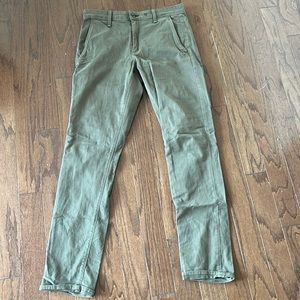 Rag & bone olive green slim fit khakis 30 waist